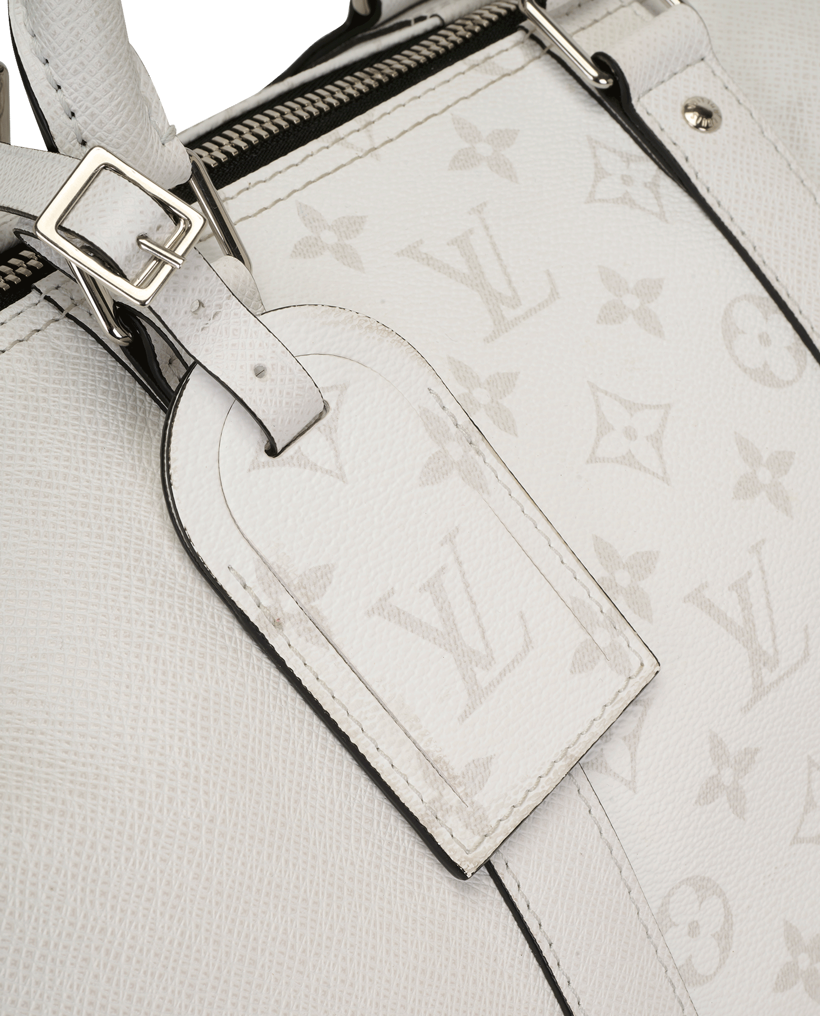Keepall Bandouliere 50, &pound;1,500, Handbags, White, Canvas/Leather, Other view